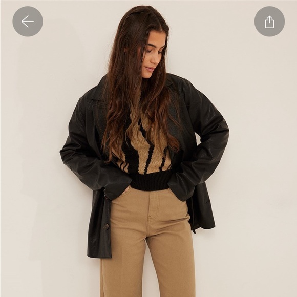 NA-KD Print Detail Sweater - Picture 5 of 10